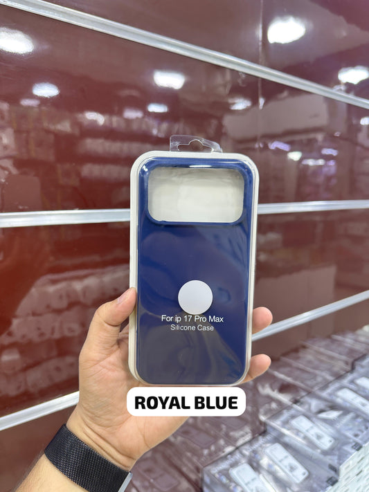 Silicone Case Royal Blue - 11 to 17 Pro Max