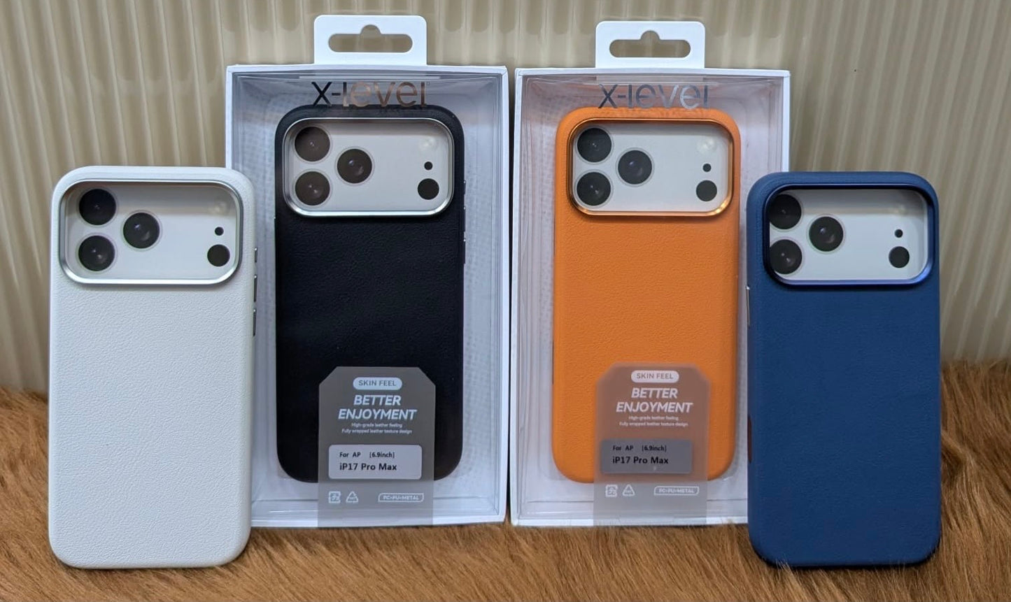 X-Level Better Enjoyment Leather Case - 17 Pro & 17 Pro Max