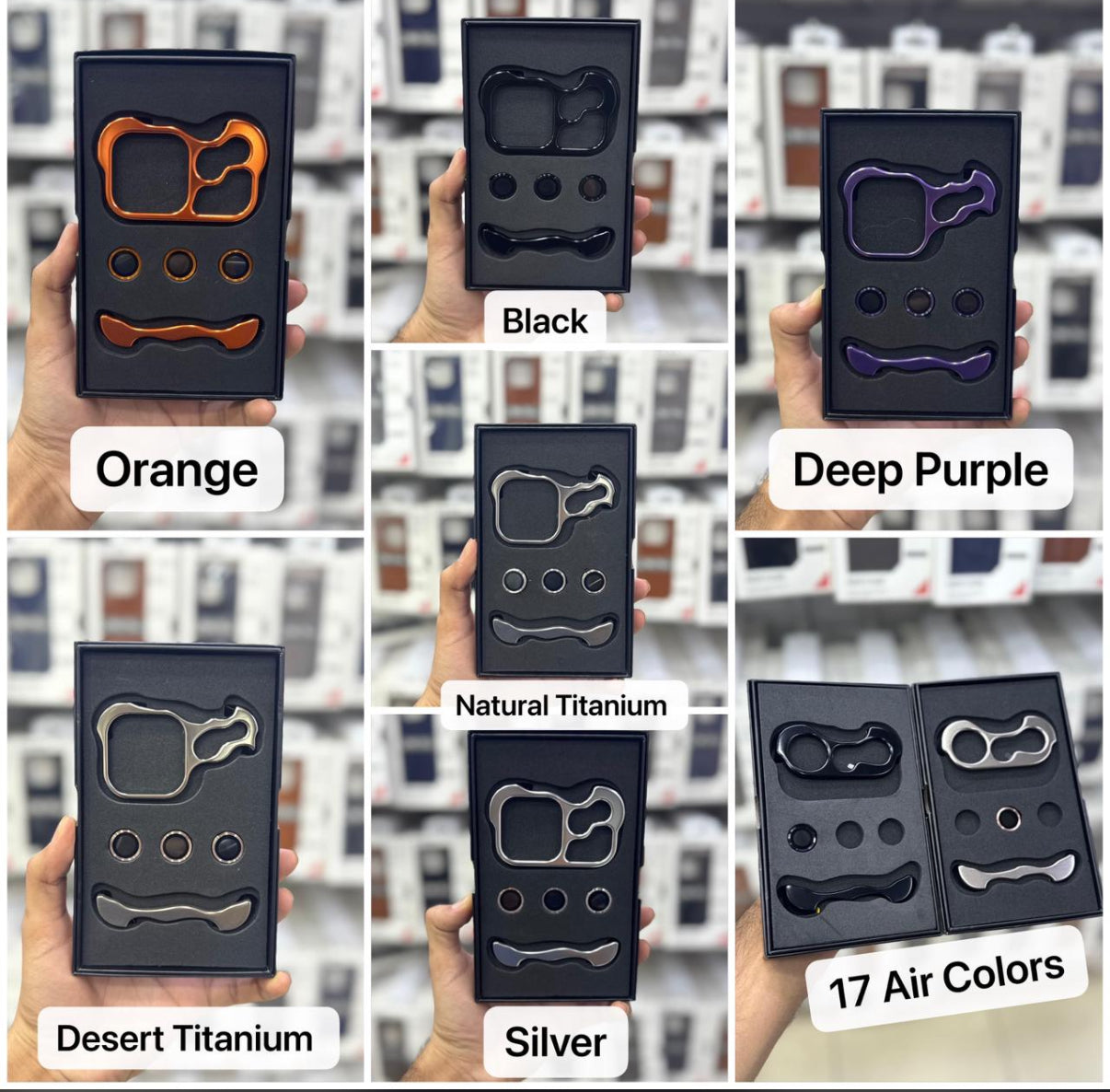 Metal Kit with Camera Lens Protector - 13 Pro Max to 17 Pro Max