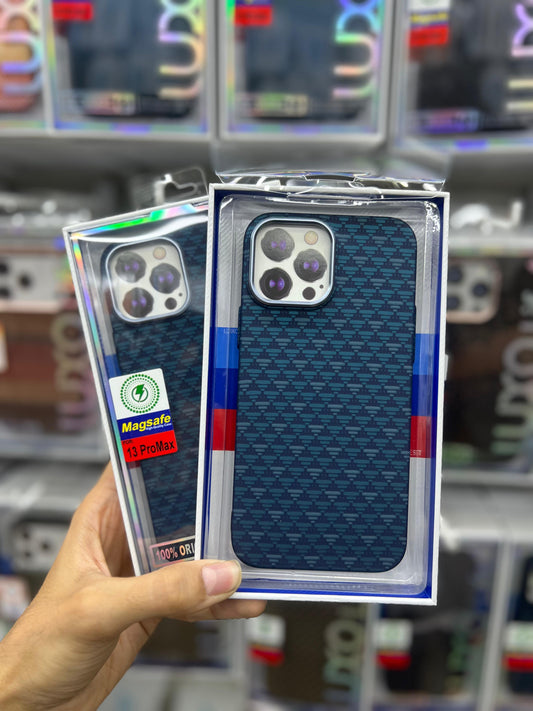 Luxo Life MagSafe Case Triangle Blue - 13 Pro & 13 Pro Max