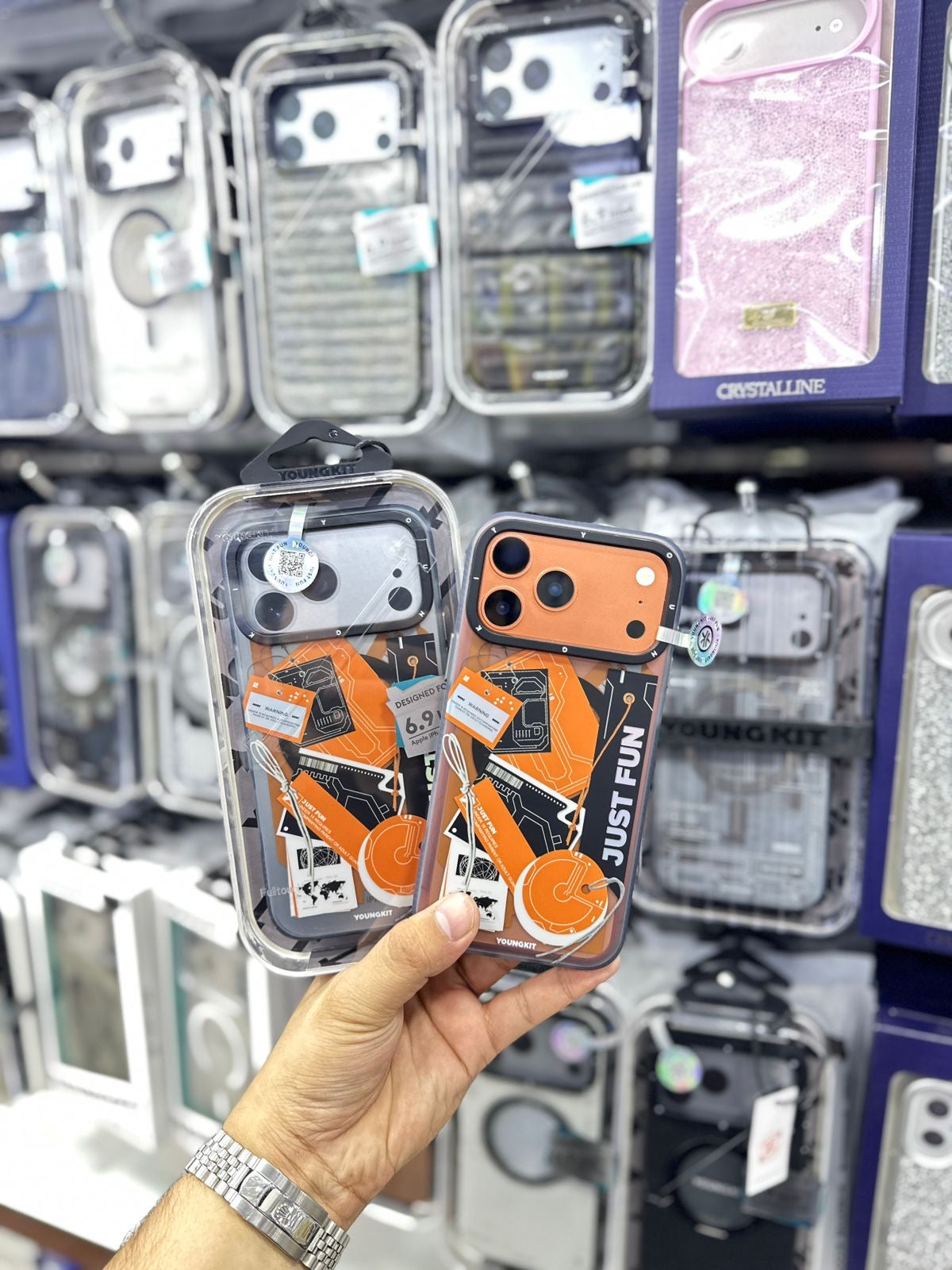 Youngkit Different Dimension Series Orange - 17 Pro Max (MagSafe Supported)