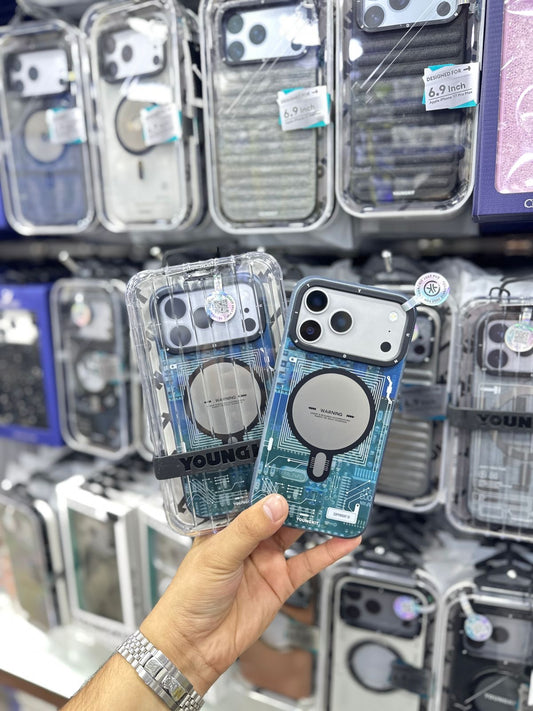 Youngkit Technology Blue - 17 Pro Max (MagSafe Supported)