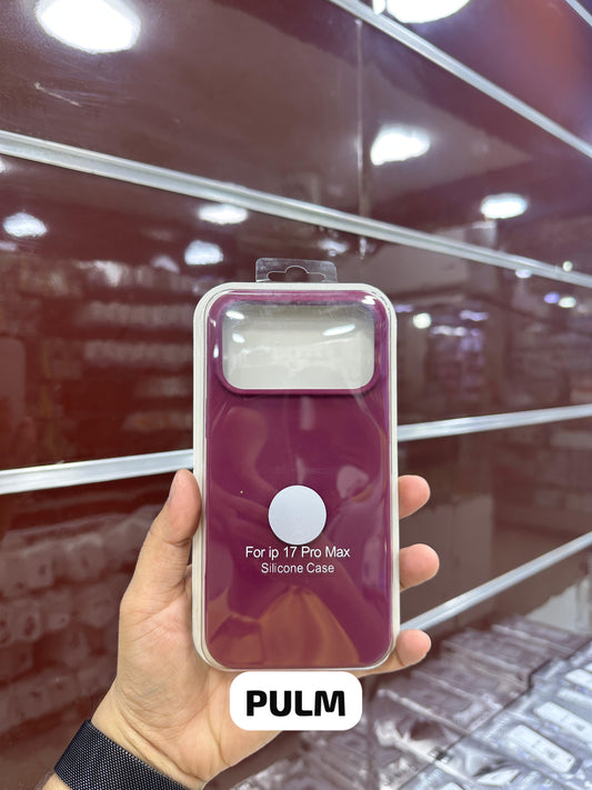 Silicone Case Plum - 11 to 17 Pro Max