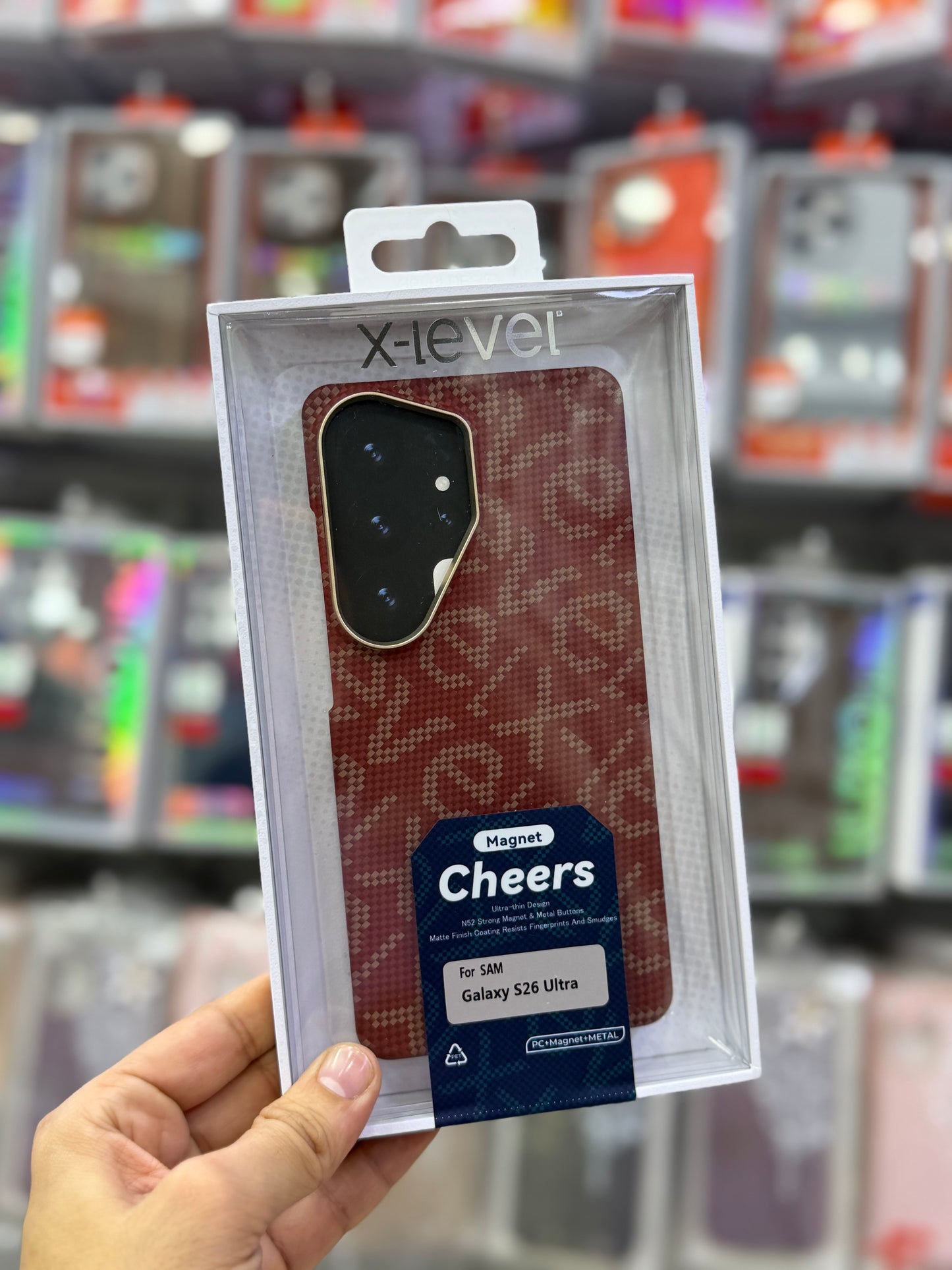 X-Level Cheers Sides Cut Ultra Thin MagSafe Case - S26 Ultra