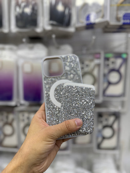 Crystals MagSafe Case with Card Holder Wallet - 16 Pro Max