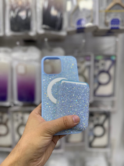 Crystals MagSafe Case with Card Holder Wallet - 16 Pro Max